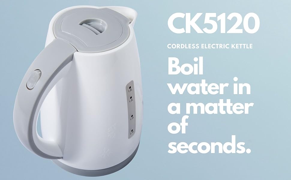 clikon; amazon; kettle; electric kettle; cordless kettle; kettles; boiler; heater; tea; coffee; hot