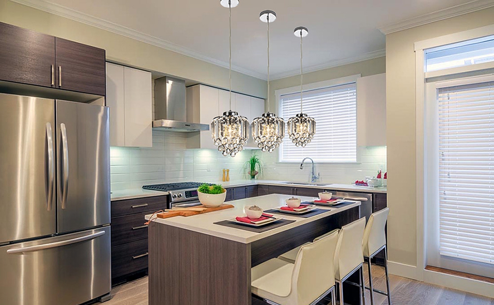crystal pendant light