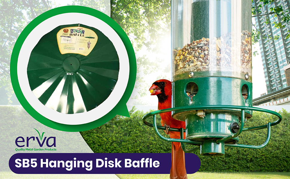 Erva SB5 Hanging Disk Baffle, Green, 22.5Inch Amazon.ca Patio, Lawn