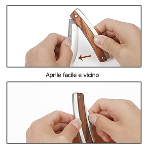 DURATECH Couteau De Poche Pliant Avec Poignée En Bois, Lame En Acier 7Cr17, Léger Et Compact Idéal Pour Pêche, Randonnée, Camping Ou Couteau à Fruits Usage Domestique 18 4