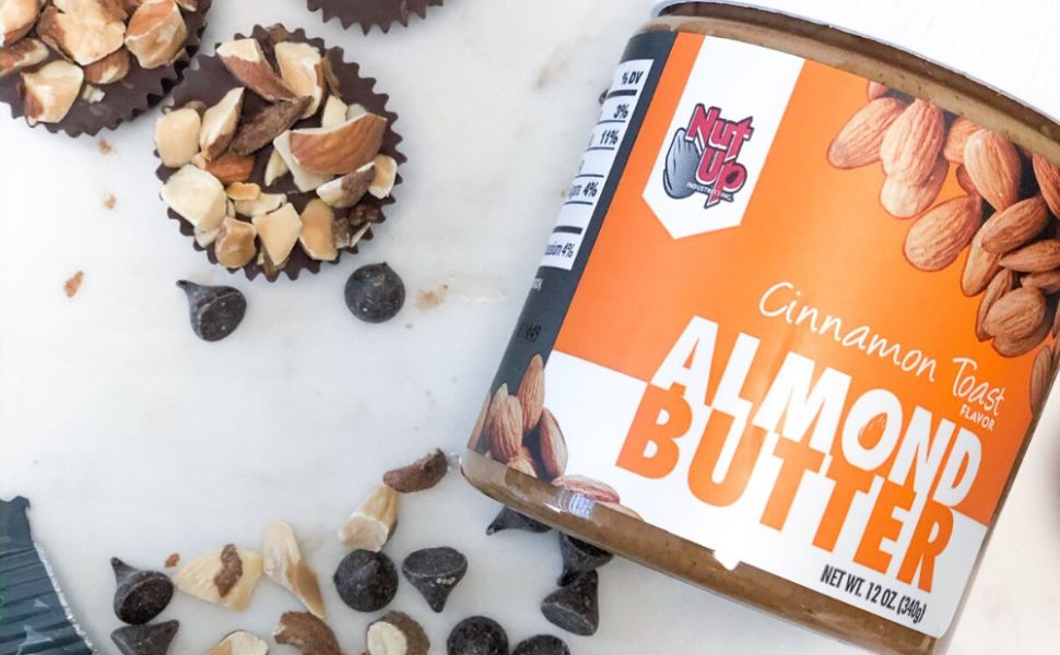 5 Ingredient Cinnamon Almond Butter Cups made with Nut Up Cinnamon Toast Almond Butter