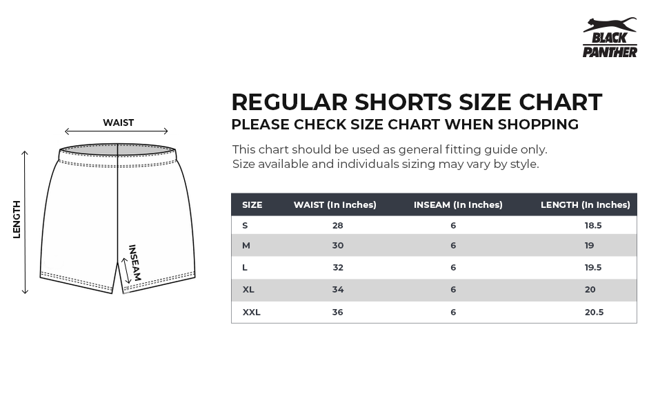 Black Panther Regular Shorts