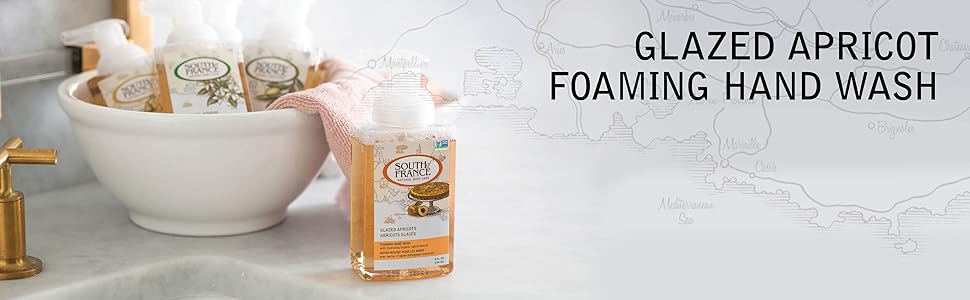 moisturizing foaming hand wash soap men women unisex glazed apricot fresh fragrance