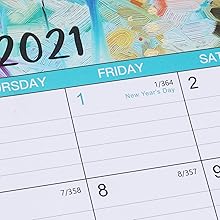 2021-2022 desk calendar