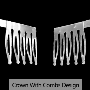 Crown With Combs Design