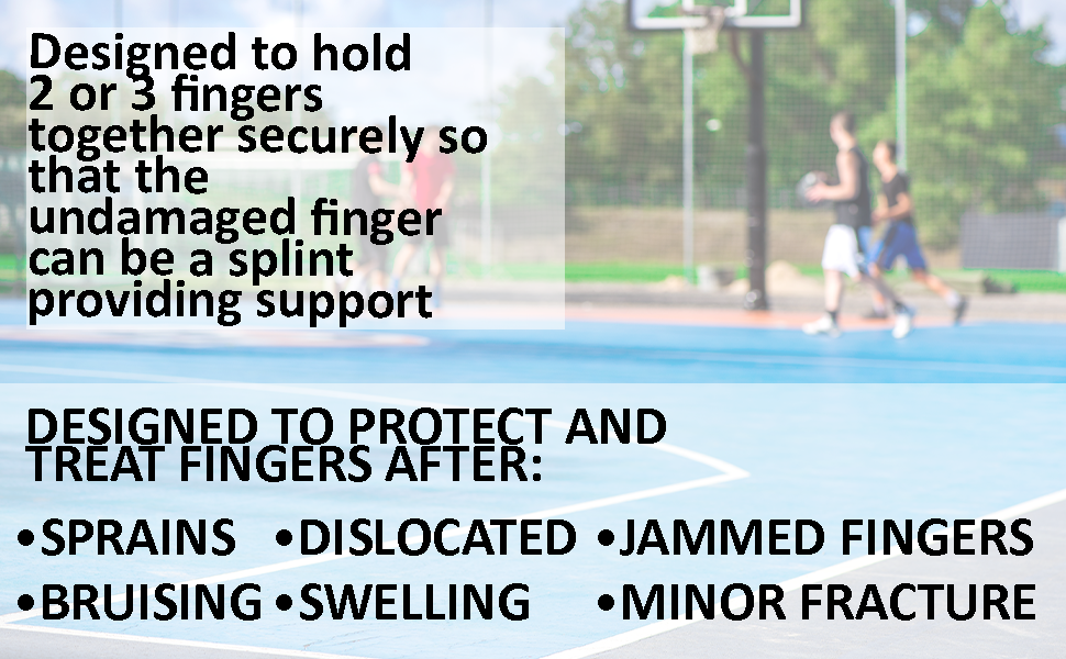 Finger Splint Buddy Tape for Jammed and Broken Fingers 3/