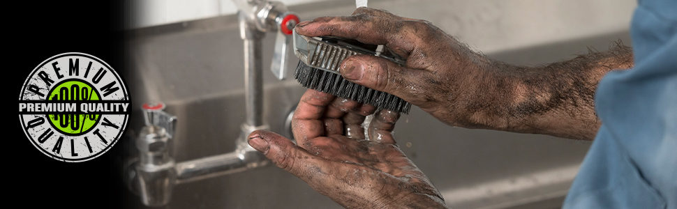 nail cleaner brush hard bristles fingernail scrubbing cleaning scrubber automotive stiff bristle