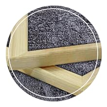 Solid wood picture frame