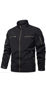 KEFITEVD Tactical Softshell Jacke Herren Wasserdicht Atmungsaktiv Herbst Winter 
