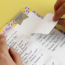 EASY-TO-TEAR GROCERY LIST