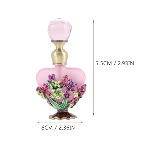 Amazon.co.jp: LALAFINA 香水瓶 アンティーク 美しい香水瓶 5ml
