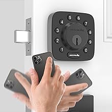 keyless entry door lock deadbolt biometric wifi alexa home security door lock keypad smart deadbolt