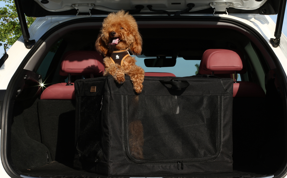 Akinerri Folding Soft Dog Pet Crate Kennel,Soft Collapsible Dog Crate and Kennel