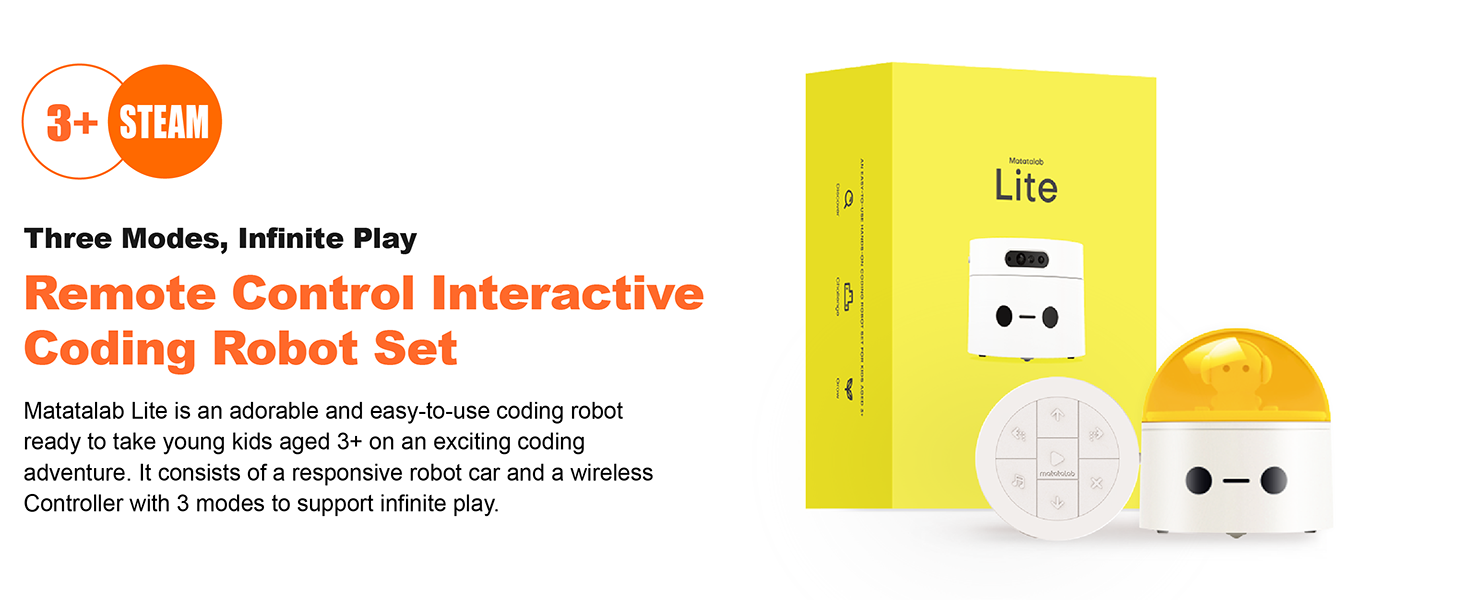 Matatalab Lite a Remote Control Coding Robot,Programming for Kids
