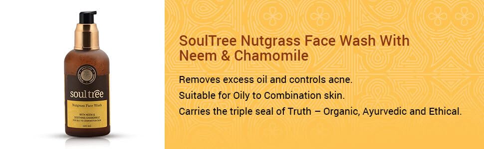 Soul tree nutgrass face wash