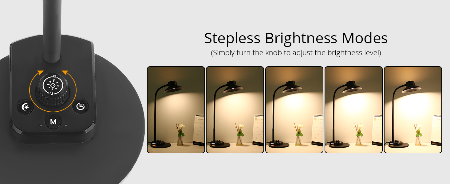 Stepless Brightness Modes