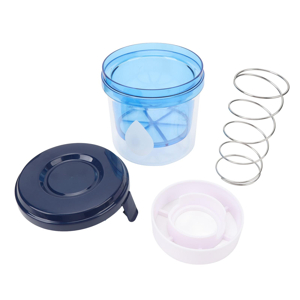 Luocute Yogurt Cheese Maker, Clear Container, Spring Loaded Pressure Plate, Stainless Steel, PP Material, Large Quantities, Reusable Thick Greek Yogurt Whey Separator for Home Kitchen 23 YT