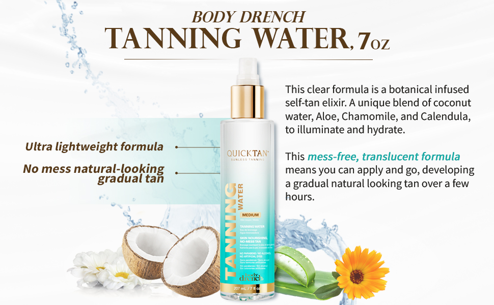 Body Drench Tanning Water Sprayer, 7 oz