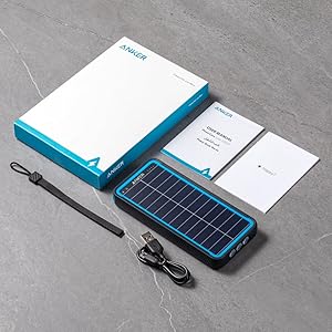Anker PowerCore Solar 10000 New ② Anker PowerCore Solar 10000, ładowarka solarna, powerbank z