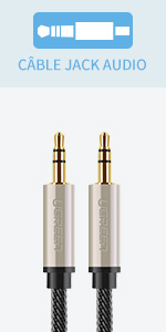 CÂBLE JACK AUDIO 3.5MM