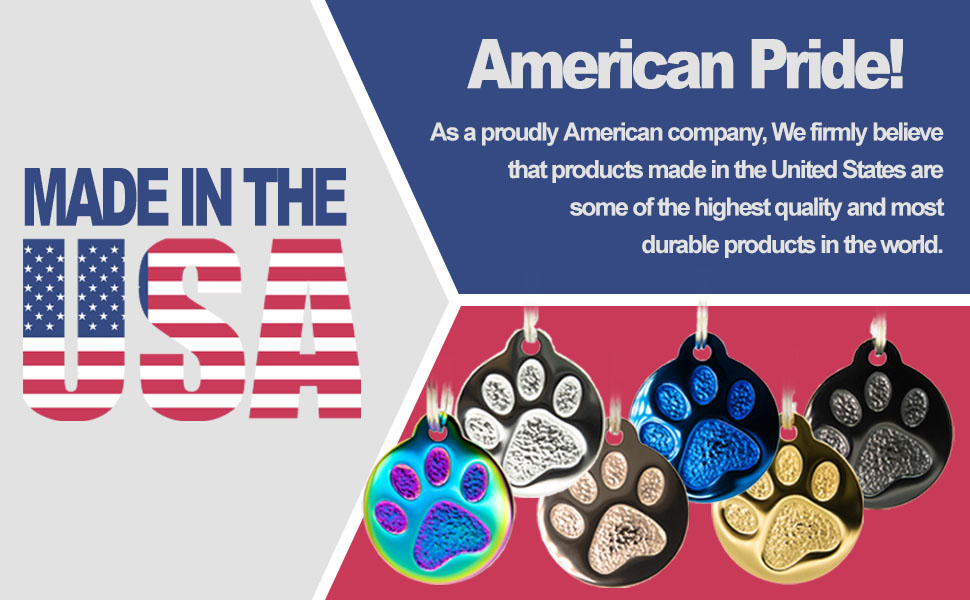 Engraved Pet Tag for Dogs and Cats Personalized Front & Back up to 8 Lines of Text