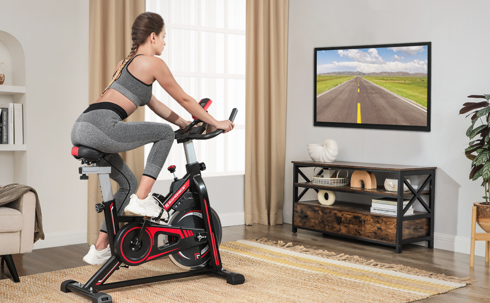 songmics stationary bike