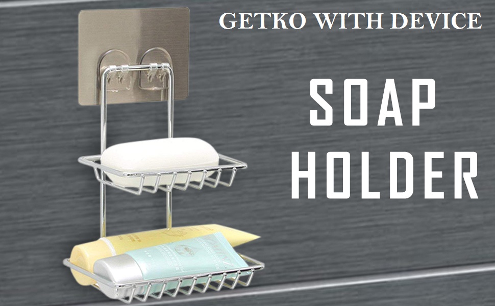 Wall Mounted Double Layer soap Dish Holder