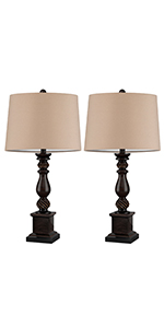Oneach Rustic Table Lamp Set of 2