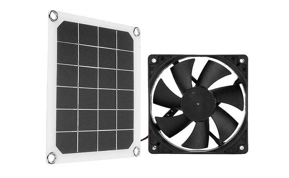 Amazon.co.jp: ソーラーファン ソーラー排気ファン USB充電防水