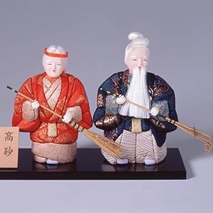 Amazon.co.jp: 酒井産業 木目込人形・高砂 台付 手作り 国産