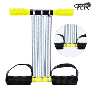 Tummy trimmer triple spring
