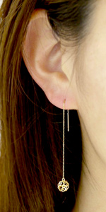 NADI K18ロングチェーンピアス K18ロングチェーンピアス – I&JEWELRY
