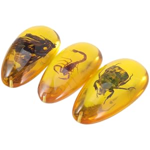 琥珀 昆虫標本天然形成入り琥珀 蝉　飾り　不思議　可愛い吉祥物　　置物 Amazon.co.jp: Lllunimon 琥珀セミ化石自然実昆虫標本ペンダント