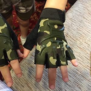 Kinder Halbfinger-Handschuhe