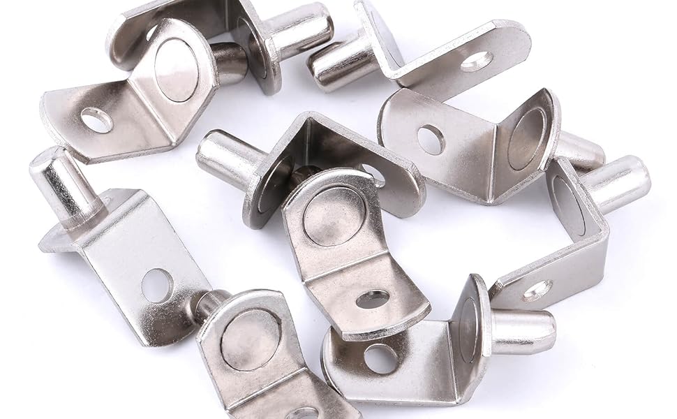 Shelf Pegs LShaped Clips for Bookcase Shelf, Kitchen