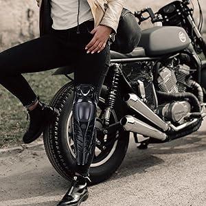 Amazon.co.jp: WYUCW オートバイ膝プロテクター すねガード