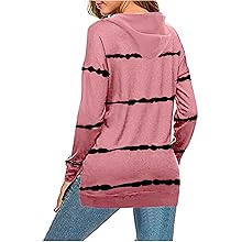 Hoodie Damen Mit Kapuze Gestreift