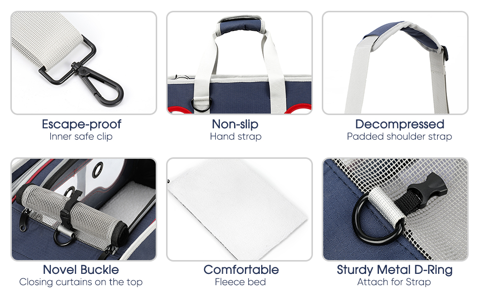 YOUTHINK PVC Bone Shape Rolling Pet Carrier, Detachable Wheeled Travel and Outdoor