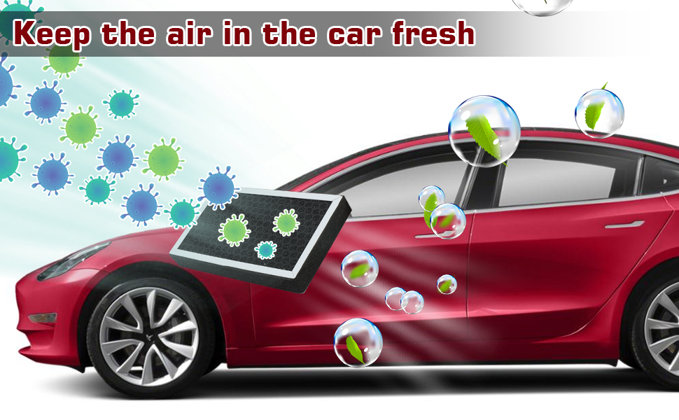 BASENOR Tesla Model Y Model 3 Cabin Air Filter HEPA Replacement Filter