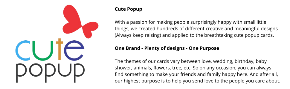 Rose Bouquet Popup Card for lover