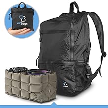 Fully-packable ultra-light backpack