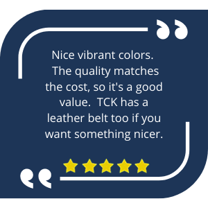 TCK Belt Reviews