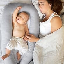 Baby Lounger Baby Nest 100% Soft Breathable Cotton Newborn Lounger Perfect for Co Sleeping