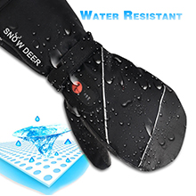 snow deer heated gloves