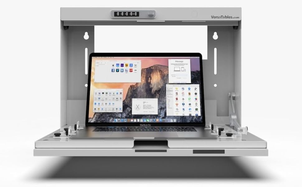 VERSATABLES Laptop Wall Mount Computer Station USA Made