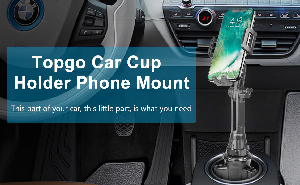 TOPGO Car Cup Holder Phone Mount