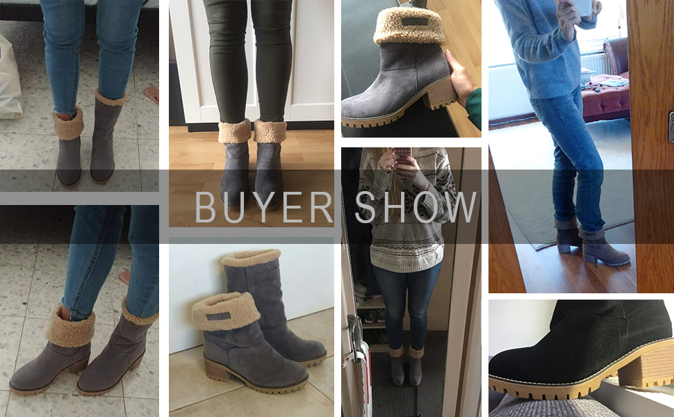 block heel winter boots