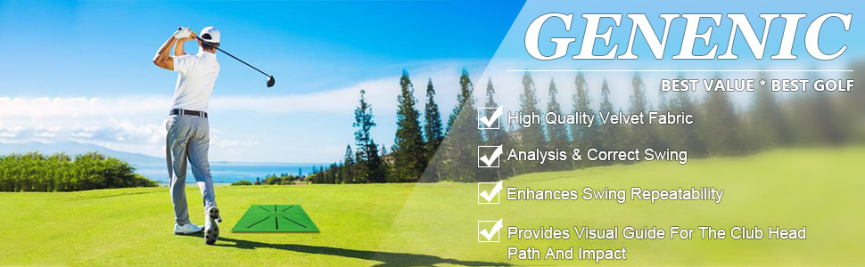 Genenic Golf Hitting Mat