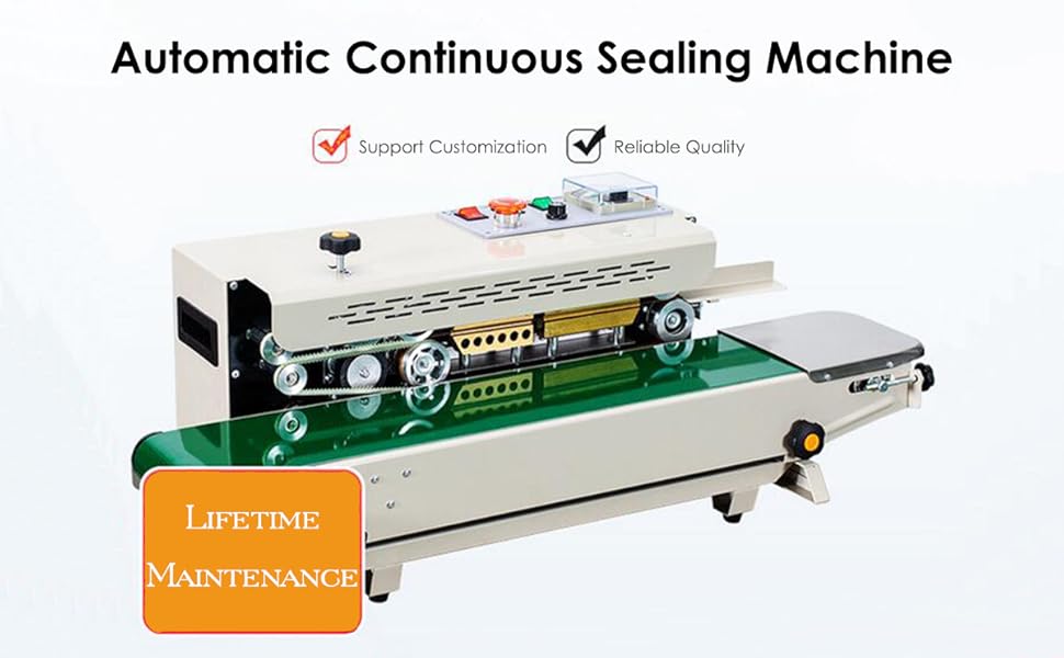 INTSUPERMAI Continuous Band Sealer Auto Sealing Machine