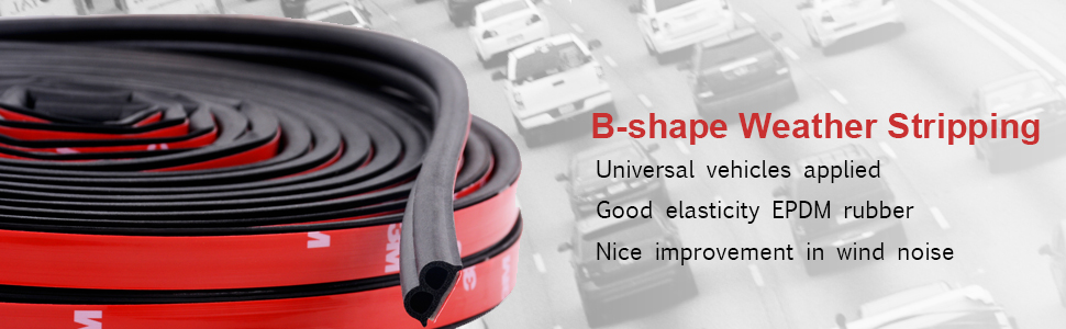 b-shape door seal strip